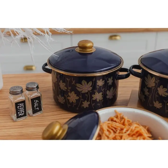 Набор для специй Доляна &laquo;Стиль&raquo;, 2 предмета: солонка 50 мл, перечница 50 мл, h=7 см, стекло