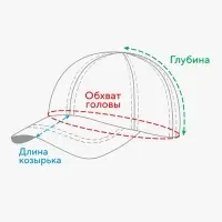 Кепка детская «Дино» MINAKU, оранжевая, размер 52-54 (5-7 лет)