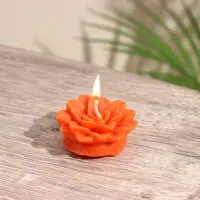 Свеча "Цветок" 5х5х2 см, соевый воск, микс Свеча "Цветок" 5х5х2 см, соевый воск, микс