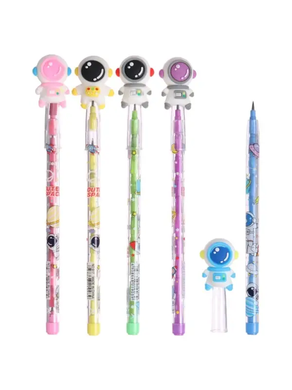 Карандаш секционный &laquo;Космонавт&raquo;, чернографитный, МИКС