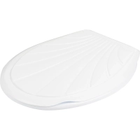 Сиденье для унитаза Ракушка белое 104-403-00