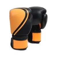 Боксёрские перчатки FIGHT EMPIRE, URBAN, чёрно-оранжевые, размер 10 oz