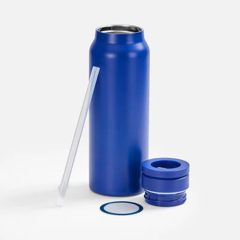 Термобутылка Magnus с магнитным держателем для телефона, синяя