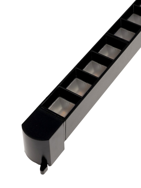 Трековый светильник линейный, поворотный, 20 Вт, 1800 Лм, 4000К, IP20, черный