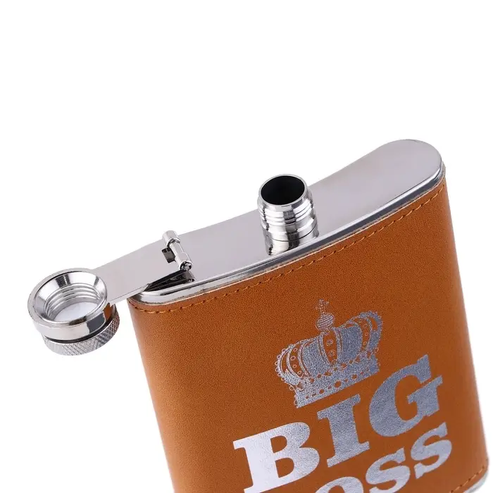 Фляжка, нержавеющая сталь, 240 мл, 8 oz