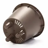 Кашпо со вставкой 1 л d15 см h14 см РАМОНА серый