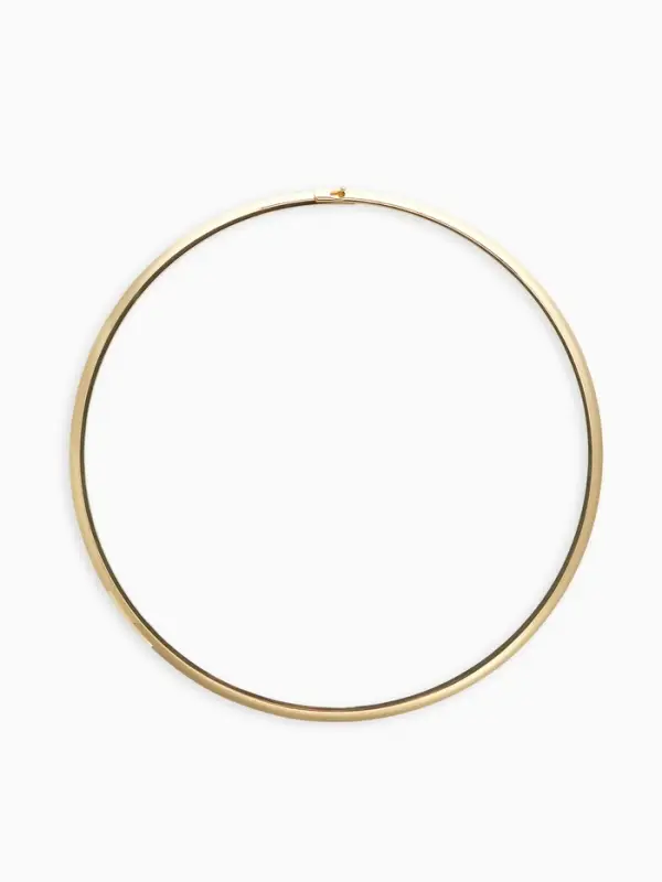 Чокер «Обруч» на шею, цвет золото
