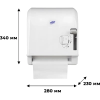 Диспенсер для полотенец рулон Luscan Professional механич белый