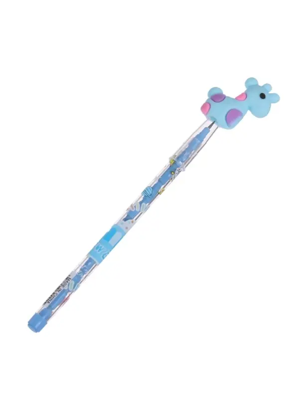 Карандаш-прикол секционный &laquo;Жираф&raquo;, НВ, голубая фигурка