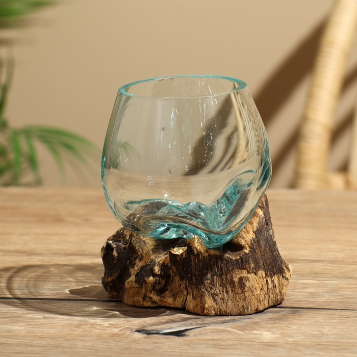 Вазон на коряге  Вазон на коряге "Очарование" 12х10х10 см