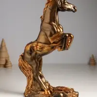 Фигура гипс &laquo;Победоносный конь&raquo;, 34&times;22&times;9 см, под бронзу