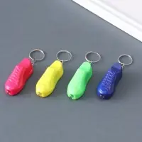 Фонарик брелок для ключей на кольце &laquo;Кроссовок&raquo;, 1 LED, 1.9&times;4.9 см, МИКС