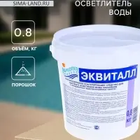 Коагулянт осветлитель воды &laquo;Эквиталл&raquo;, порошок, ведро, 0.8 кг