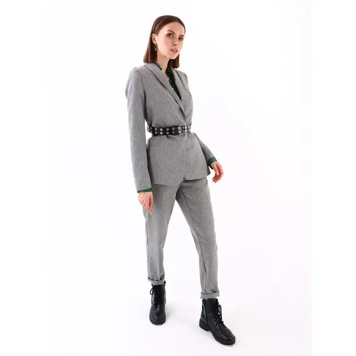 Ремень женский, ширина 3,6 см, пряжка металл, цвет чёрный