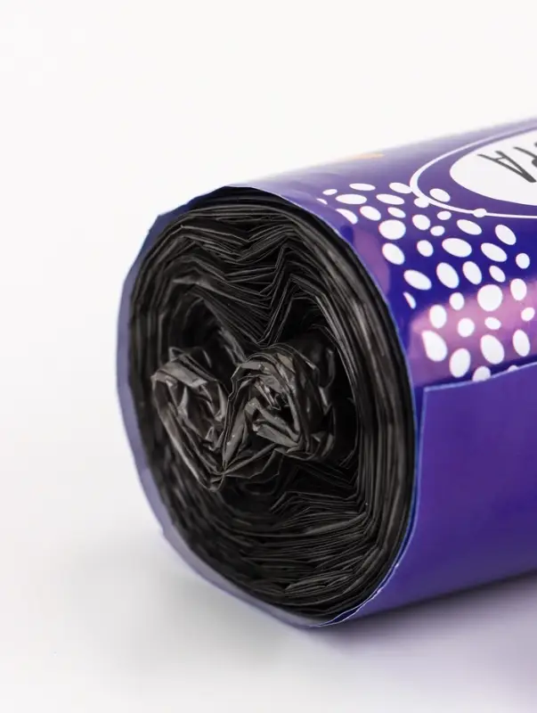 Мешки для мусора 30 л, ПНД, 10 мкм, 30 шт. в рул, чёрные