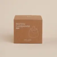 Сахарница SL Home &laquo;Волны Сардинии&raquo;, 280 мл, 10.5&times;7 см, фарфор, бежевая