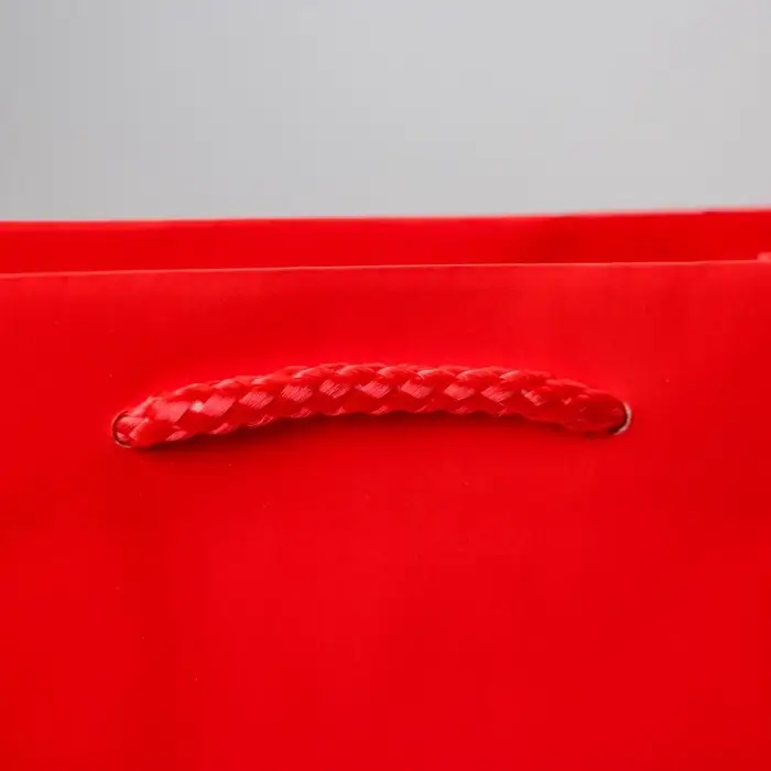 Пакет подарочный ламинированный, упаковка, «Красный», MS 18 х 23 х 8 см Пакет подарочный ламинированный, упаковка, «Красный», MS 18 х 23 х 8 см