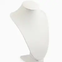 Бюст для украшений QF, 17.5&times;15&times;23 см, h=23 см, белый