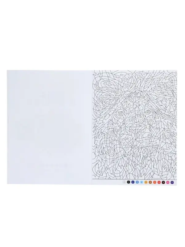 Раскраска "Коты и кошки" Цветовой код. Раскрась по номерам. 32 стр.