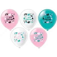 Воздушные шары латексные 12" &laquo;С днём рождения! Для неё&raquo;, набор 25 шт.