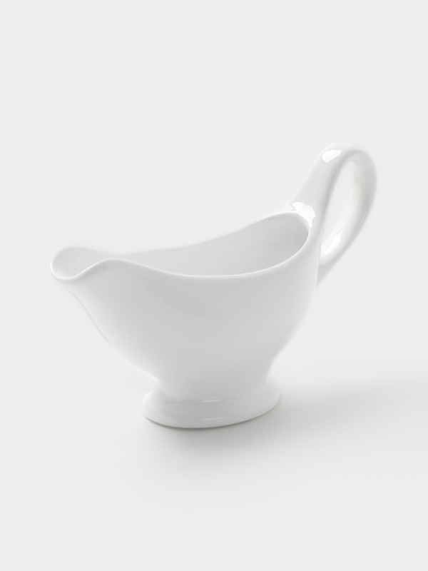 Соусник Hanna Knövell, 100 мл, с ручкой, фарфор, белый Соусник Hanna Knövell, 100 мл, с ручкой, фарфор, белый