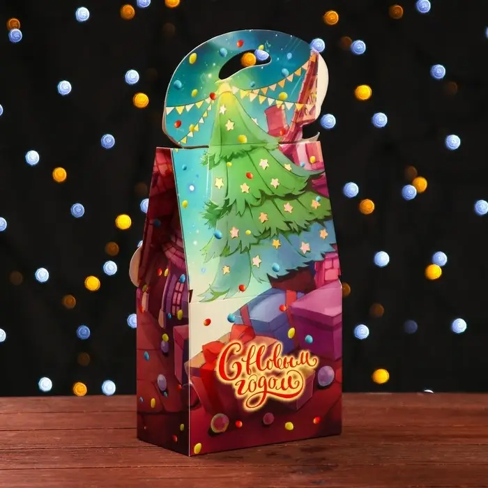 Подарочная новогодняя коробка «Крошка Дракошка», 16.5×8.6×27 см Подарочная новогодняя коробка «Крошка Дракошка», 16.5×8.6×27 см