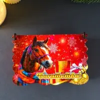 Шкатулка новогодняя "Богатства" 14х9,3х6 см