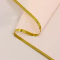 Пленка для цветов, "Кайма с тиснением", пудра, 57х57 см