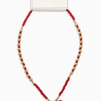 Колье из бисера &laquo;Вишня&raquo;, 40 см, красное в золоте