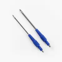 Игла для вышивания TEIRA, для ковровой техники, d=1.3/1.6/2.2 мм, с нитевдевателями, голубая, синяя
