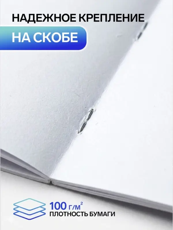 Альбом для рисования Calligrata &laquo;Морской мир&raquo; А4, 40 листов, на скрепке, плотность листов 100 г/м&sup2;, обложка из мелованного картона