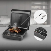 Электрогриль HYG-7001 2000Вт черный