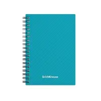 Тетрадь на спирали ErichKrause. Glance Vivid А6, 80 листов, в клетку, пластиковая обложка, блок офсет, МИКС