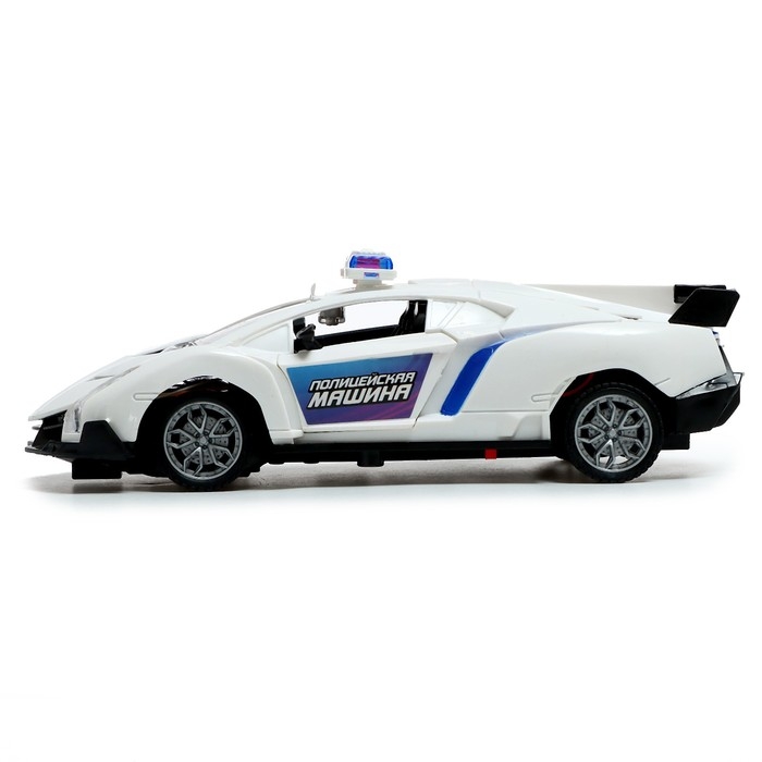 Машина радиоуправляемая «Полиция», световые эффекты, открываются двери, работает от батареек Машина радиоуправляемая «Полиция», световые эффекты, открываются двери, работает от батареек