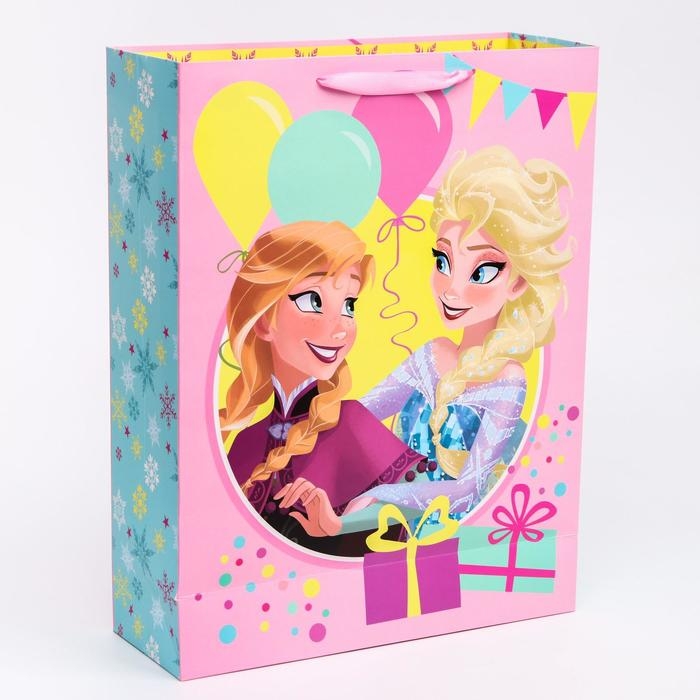 Пакет подарочный, 31х40х11 см, упаковка, Холодное сердце Пакет подарочный, 31х40х11 см, упаковка, Холодное сердце