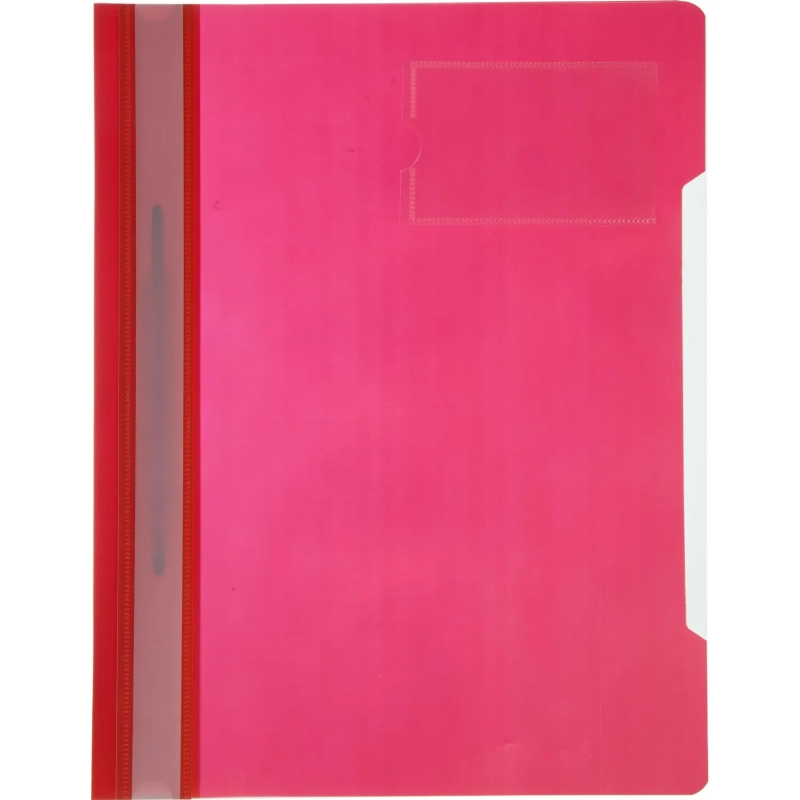 Скоросшиватель пластиковый карман д/визитки Attache А4, ассорти, 10шт/уп