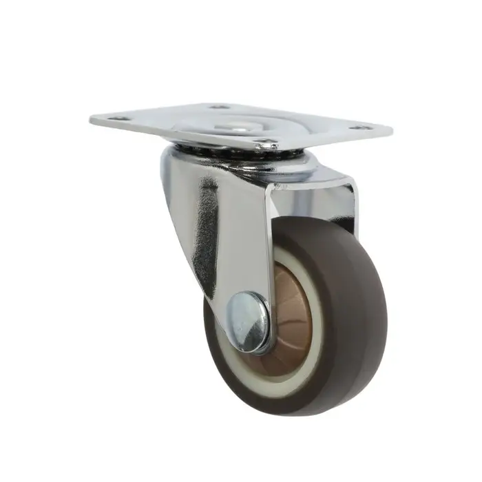 Колесо мебельное, d=30 мм, без тормоза, мягкий ход, 4 шт. TMP