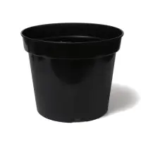 Горшок для рассады, 20 л, d=38 см, h=25 см, чёрный, Greengo