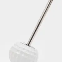 Ерш для унитаза с подставкой керамика "Квадро" белый