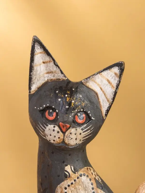 Сувенир «Кошка в ошейнике», 7×3.5×20 см, дерево, МИКС