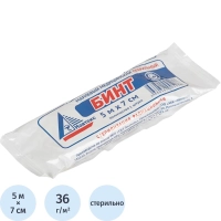 Бинт стер. 5мx7см, Навтекс&nbsp; пл.36г&nbsp; ШК05038/68606
