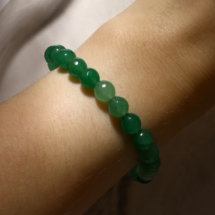Браслет шар №8 гранёный «Нефрит», 5см Браслет шар №8 гранёный «Нефрит», 5см