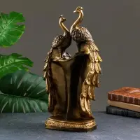 Фигурка &laquo;Жар-птица&raquo;, двойная, чёрное золото, 25&times;13&times;51 см