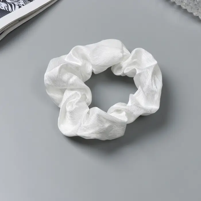 Резинка для волос "Орбита" классик галант, 10 см, белый