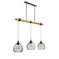 Люстра &laquo;Арландо&raquo; 3хЕ27 40 Вт черный 60&times;20&times;20-200 см