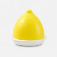 Контейнер для лимона в холодильник Альтернатива, пластик, жёлтый