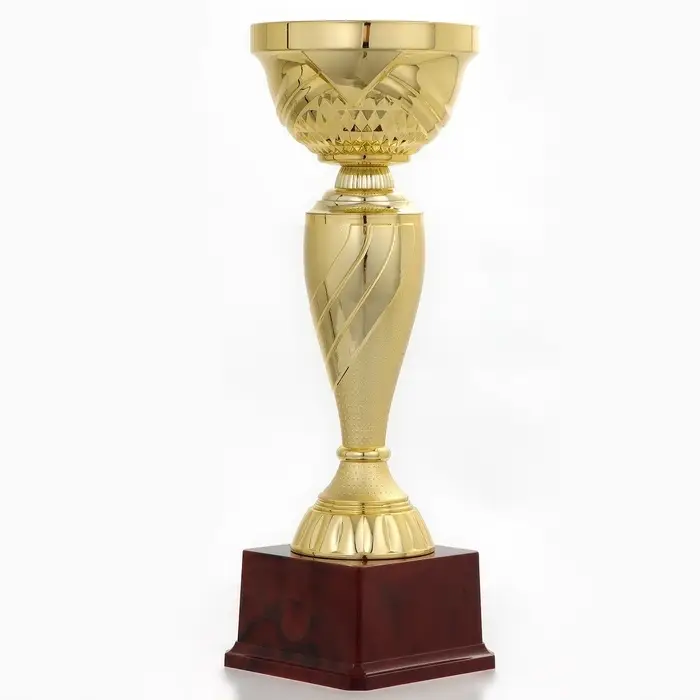 Кубок 120С, наградная фигура, золото, подставка пластик, 29.5&times;10&times;9.5 см