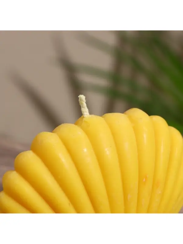 Свеча "Ракушка малая" 9х4х7,5 см, соевый воск МИКС