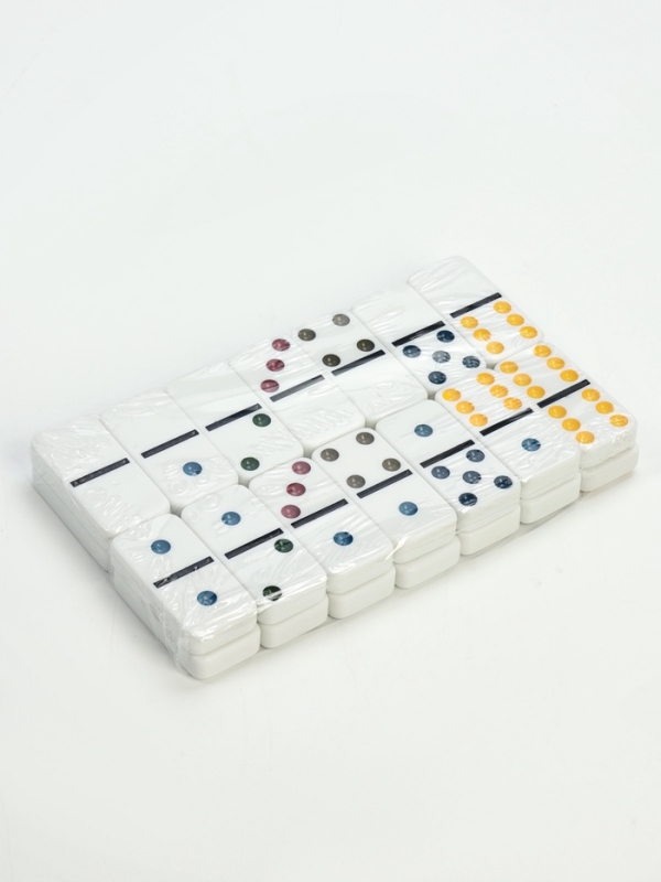 Домино настольная игра Домино настольная игра "Матрешка", кость 4.9 х 2.4 х 0.9 см