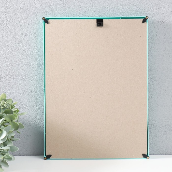 Фоторамка пластик 21х30 см 4 серия, светло-бирюзовый Фоторамка пластик 21х30 см 4 серия, светло-бирюзовый